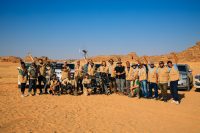 My big team on our wildlife film in Saudi Arabia